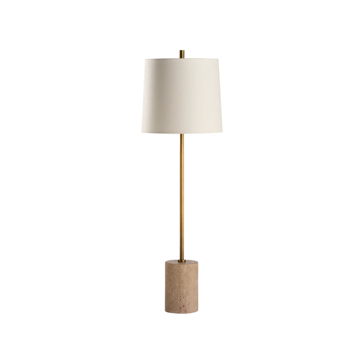 Natural White/Aged Brass