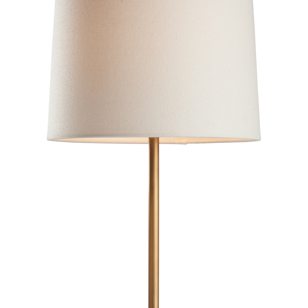 Natural White/Aged Brass