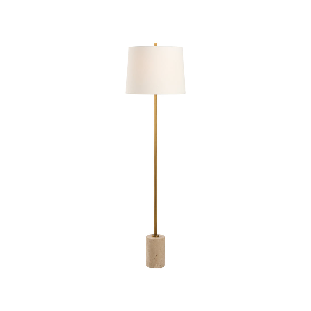 Natural White/Antique Brass
