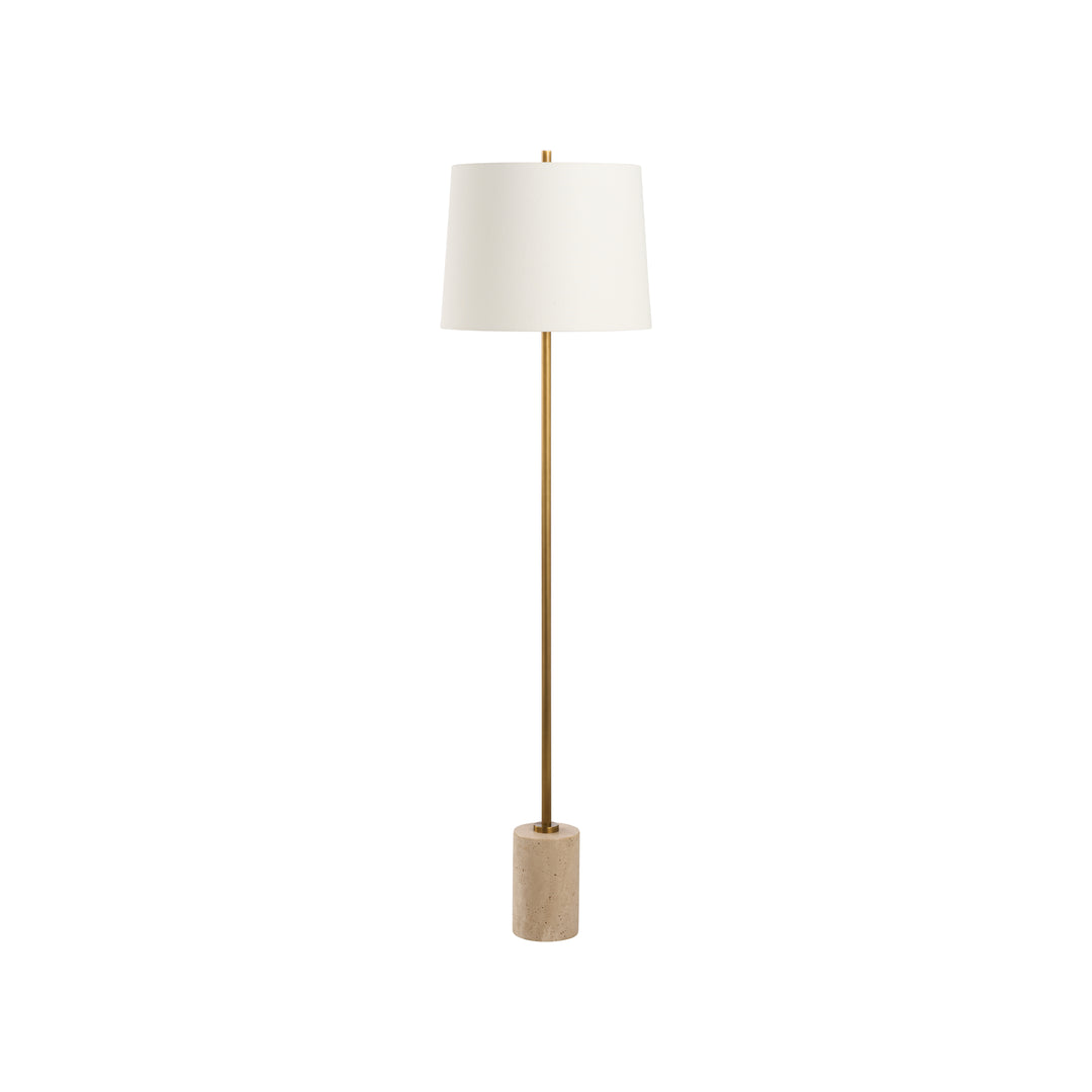 Natural White/Antique Brass