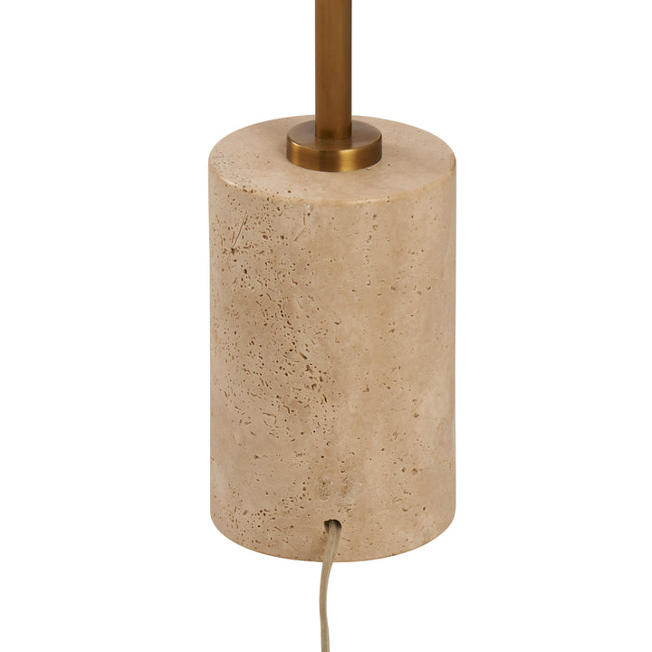 Natural White/Antique Brass
