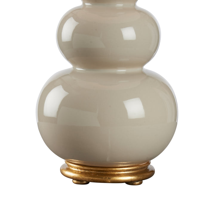 Beige Glaze/Gold Leaf