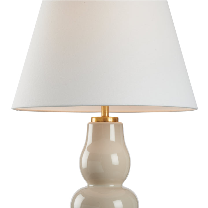 Beige Glaze/Gold Leaf