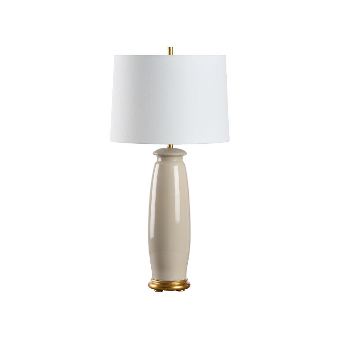 Beige Glaze/Gold Leaf