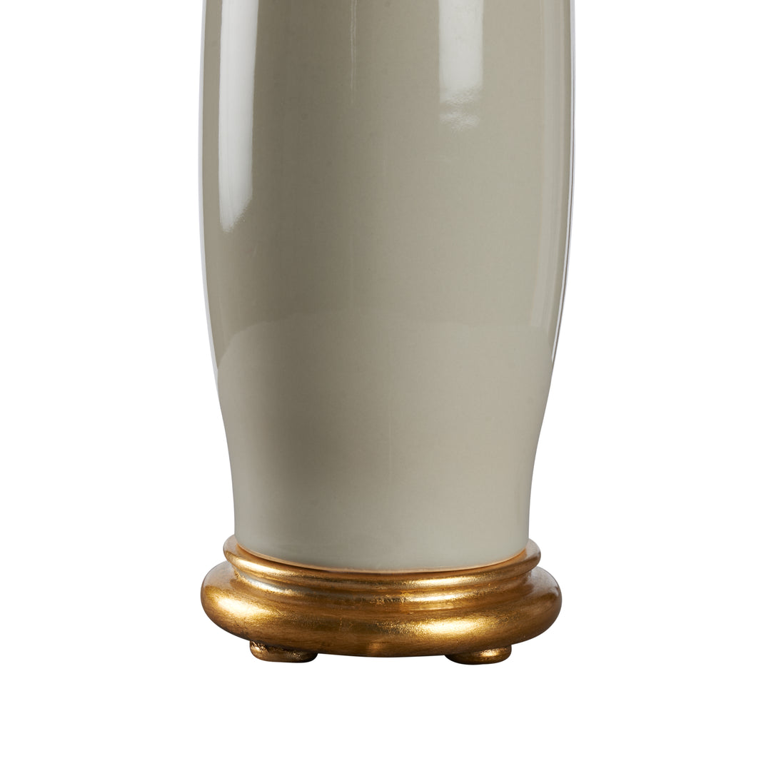 Beige Glaze/Gold Leaf