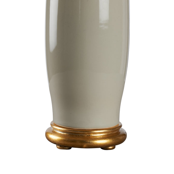 Beige Glaze/Gold Leaf