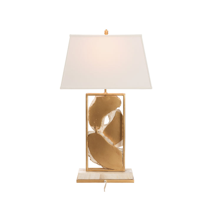 White Stone Table Lamp - 70389