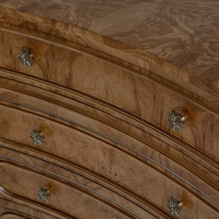 Overton Burl Chest - AmericanHomeFurniture