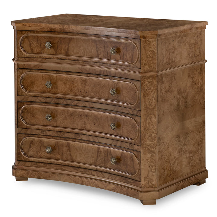 Overton Burl Chest - AmericanHomeFurniture