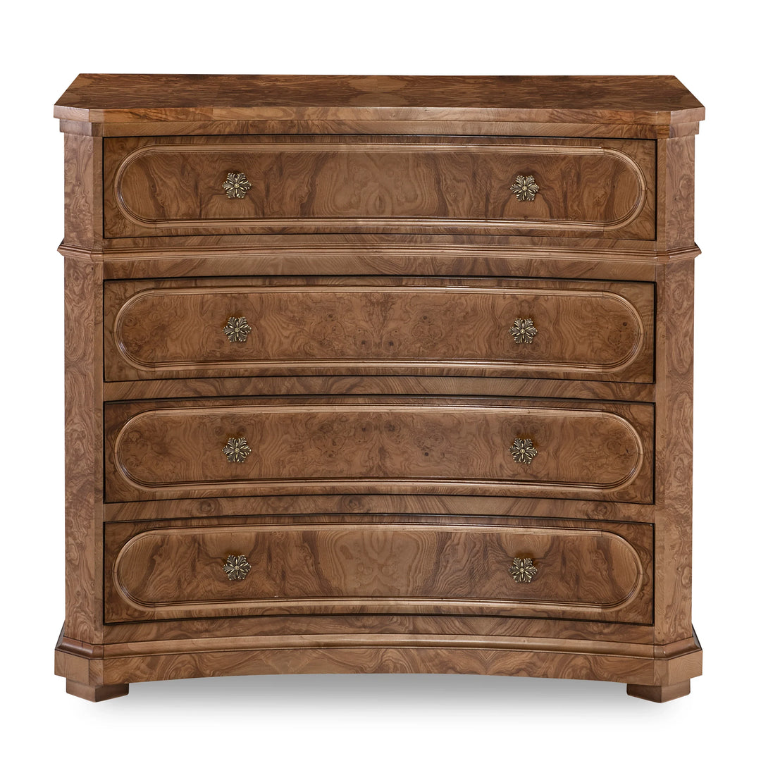 Overton Burl Chest - AmericanHomeFurniture