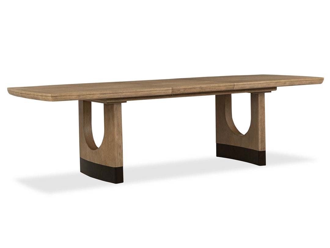 Tristan Swiss Coffee Extendable Trestle Dining Table - D5878-21