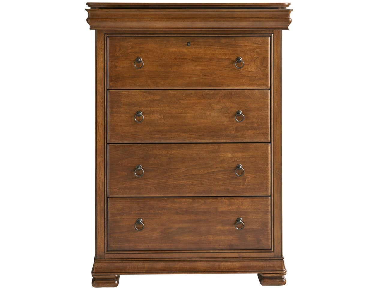 American Home Furniture Universal Furniture New Lou Drawer Chest Cognac