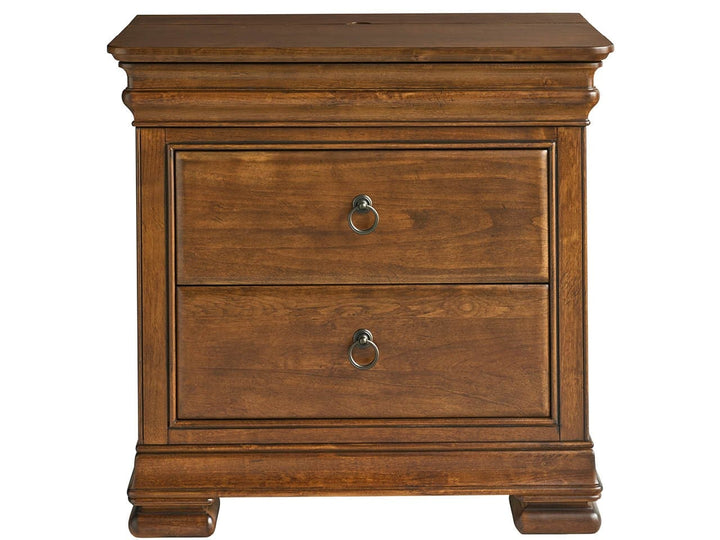 American Home Furniture Universal Furniture New Lou Nightstand Cognac