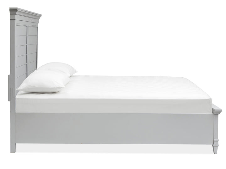 Charleston Harbor Gray California King Grey Panel Storage Bed - B5611-75GY