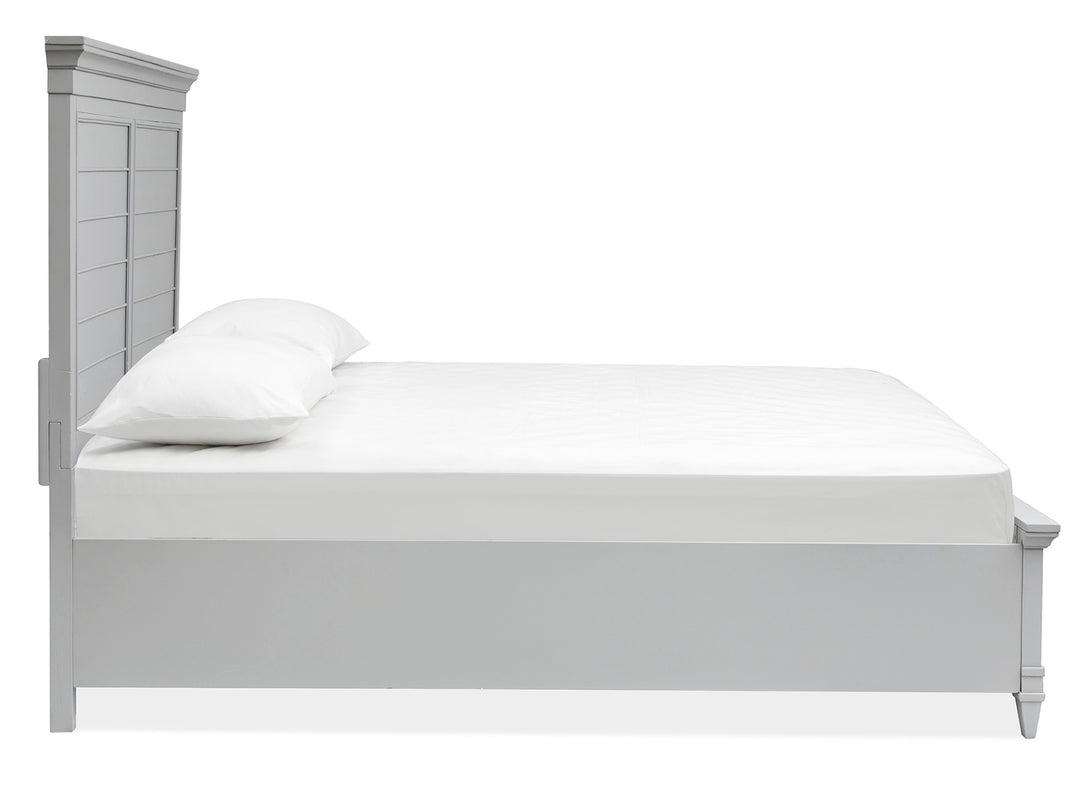 Charleston Harbor Gray King Grey Panel Storage Bed - B5611-65GY