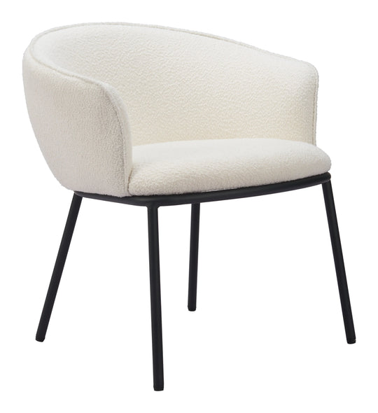 Zuo Essen Dining Chair Ivory - Set of 2 DINING CHAIRS