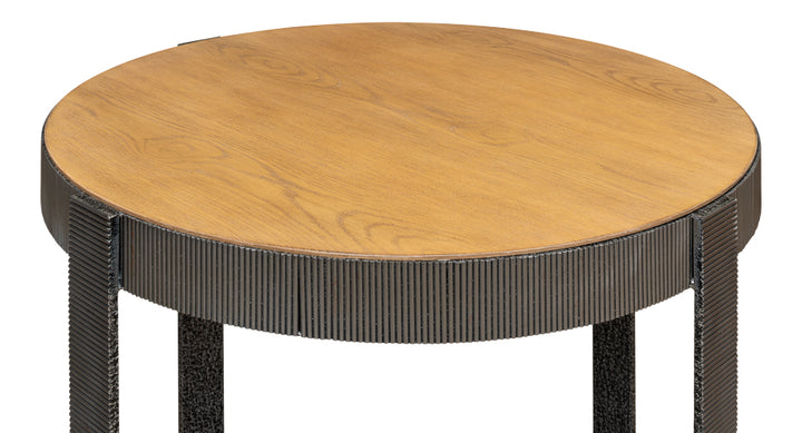 American Home Furniture | Sarreid - Ragsdale Side Table - Heather Grey