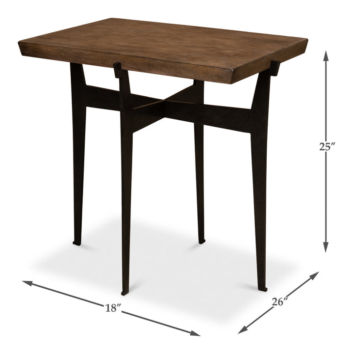 American Home Furniture | Sarreid - Vineyards Cross Side Table