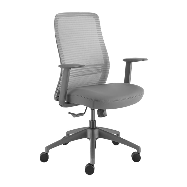 Gray PU seat