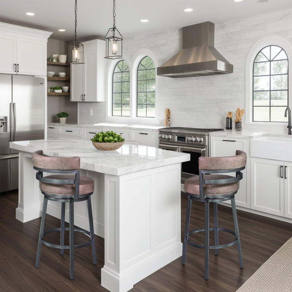 20"W x 21"D x 35"H / Bandero Tobacco/Mineral Finish