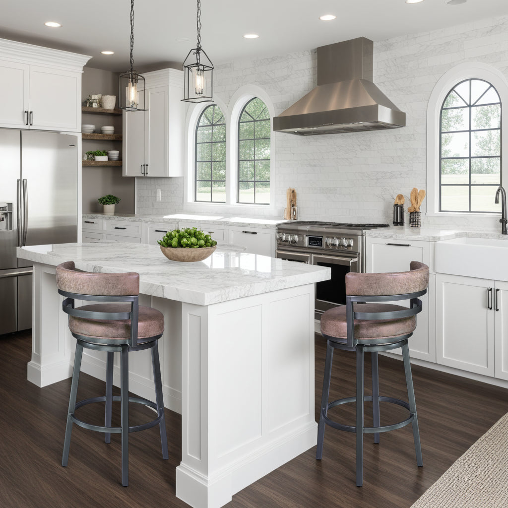 20"W x 21"D x 35"H / Bandero Tobacco/Mineral Finish