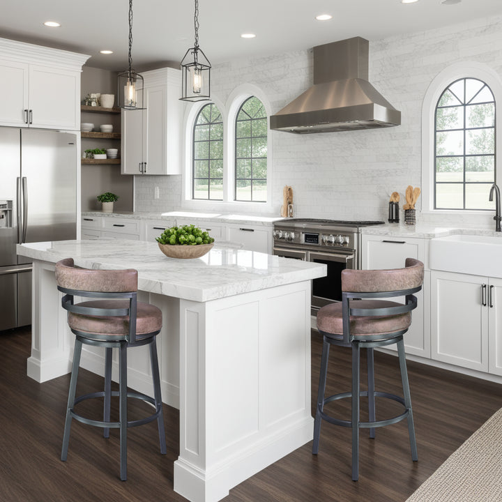 20"W x 21"D x 35"H / Bandero Tobacco/Mineral Finish