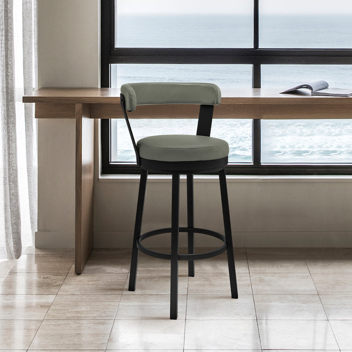 21"W x 19"D x 36"H / Gray/Black Finish