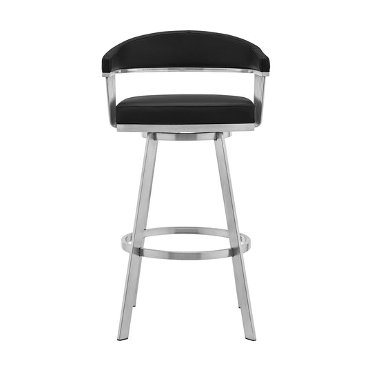 Black-Brushed Stainless Steel