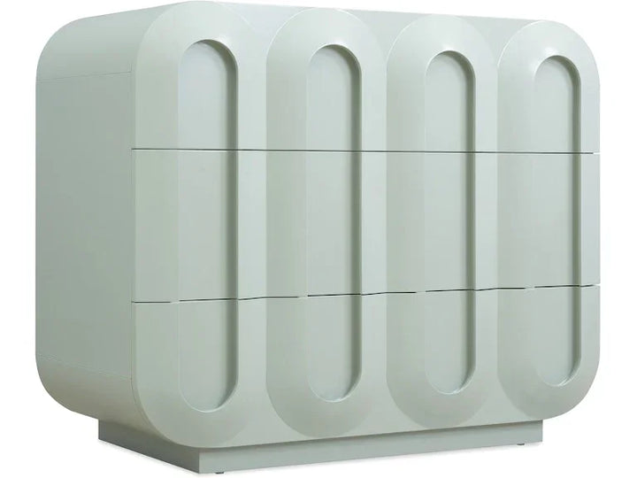 American Home Furniture Hooker Furniture Commerce and Market Groove Three-Drawer Chest