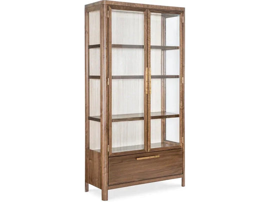 American Home Furniture Hooker Furniture Eleana Display Cabinet