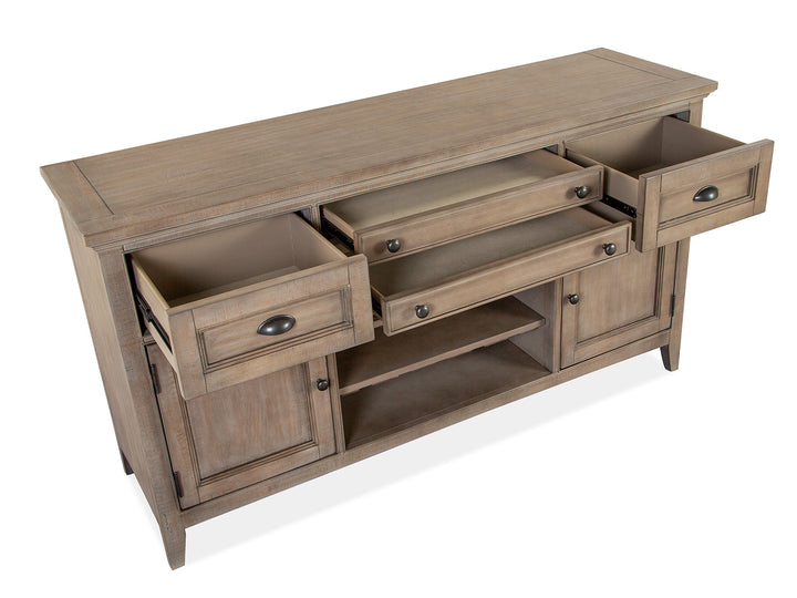 Paxton Place Dovetail Grey Buffet - D4805-14