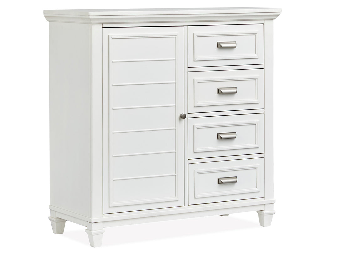 Charleston White Dove White Door Chest - B5611-13WH