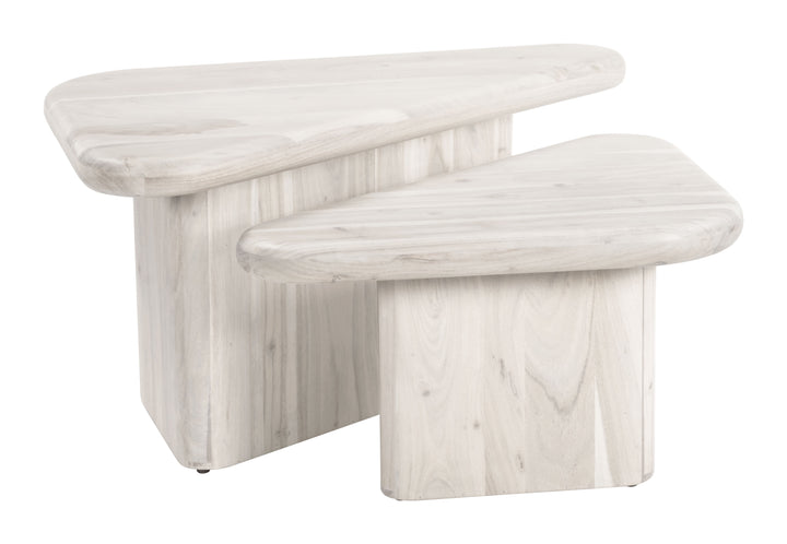 Navidic Coffee Table Set (2-Piece) Whitewashed - 109872