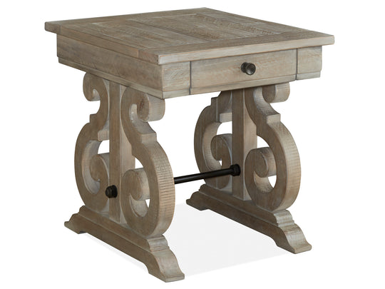 Tinley Park Dove Tail Grey Rectangular End Table - T4646-03