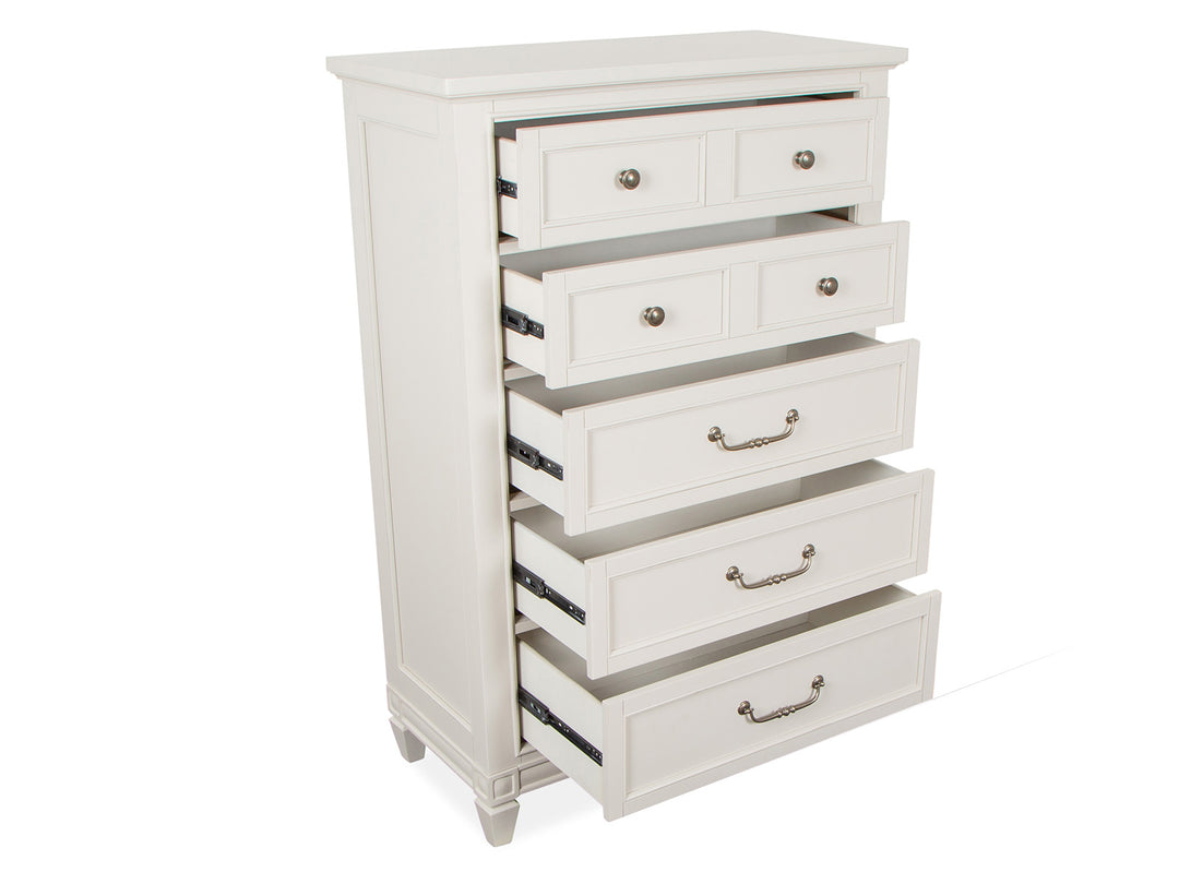 Willowbrook Egg Shell White Drawer Chest - B5324-10