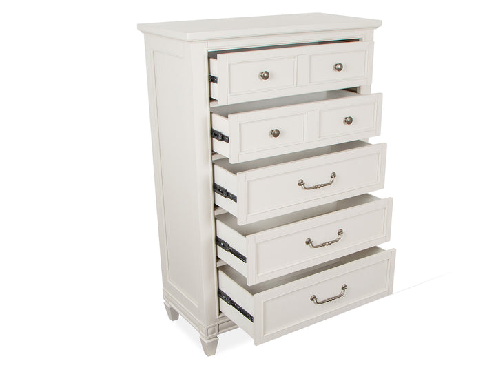 Willowbrook Egg Shell White Drawer Chest - B5324-10