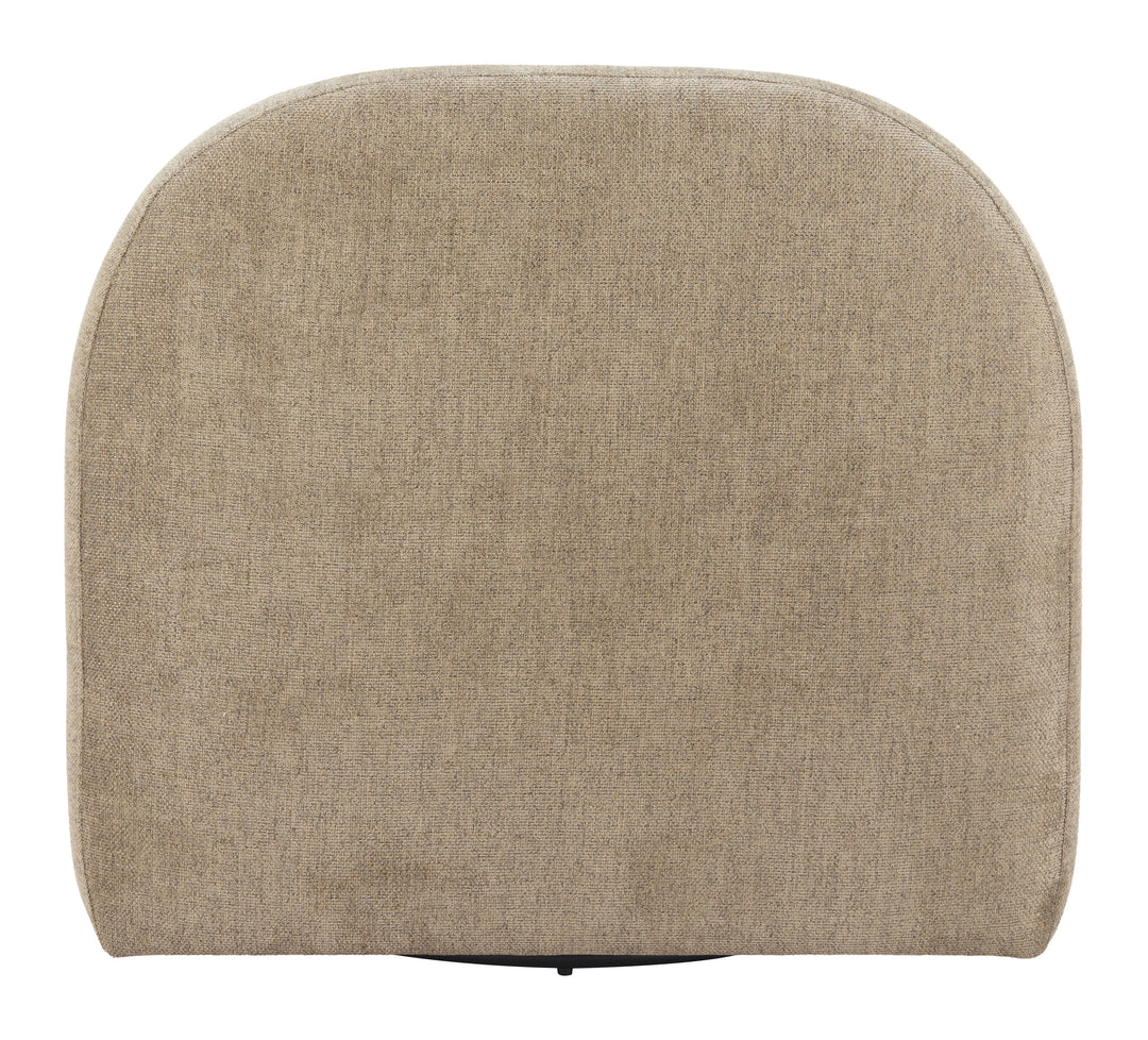Kakao Swivel Chair Olive Brown