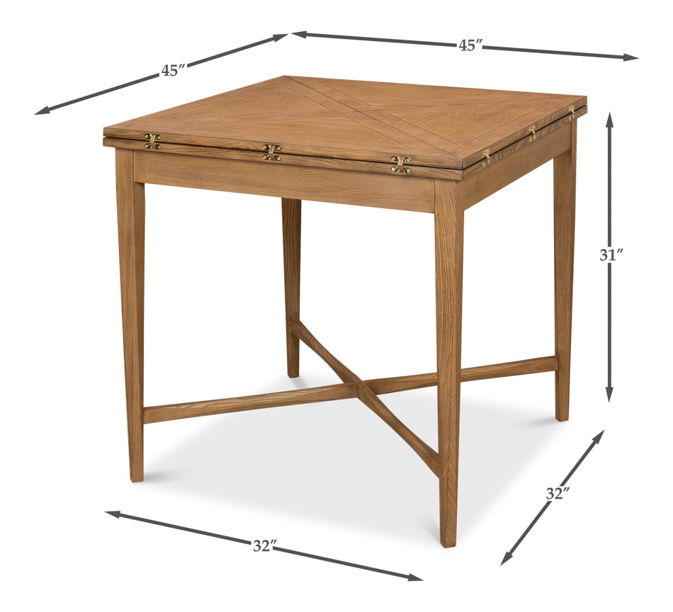 American Home Furniture | Sarreid - Axiom Card Table