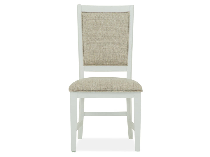 Heron Cove Chalk White And Dovetail Grey Upholstered Side Chair - Set of 2 - D4400-65