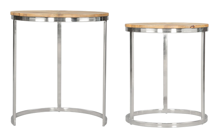 Bari Nesting Table Set (2-Piece) Natural