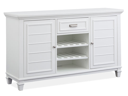 Charleston White Dove White Server - D5611-15WH