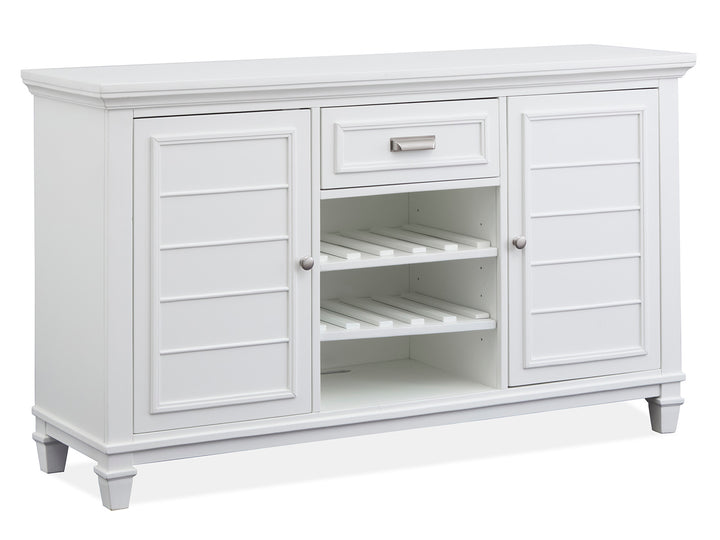 Charleston White Dove White Server - D5611-15WH