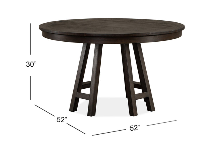 Westley Falls Graphite 52" Round Dining Table - D4399-27