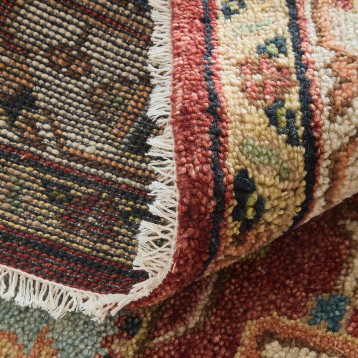 Rectangle/2' x 3'/Rust/Ivory