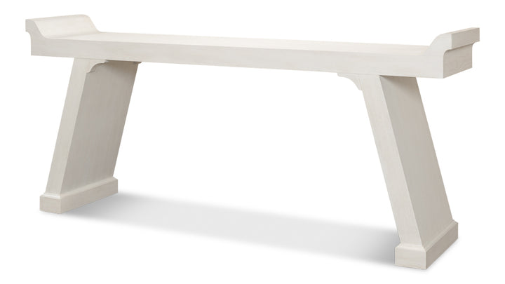 American Home Furniture | Sarreid - Suspension Console Table - Working White 