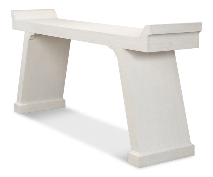 American Home Furniture | Sarreid - Suspension Console Table - Working White 