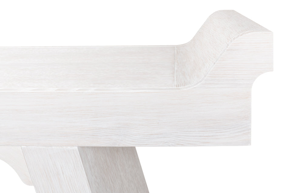 American Home Furniture | Sarreid - Suspension Console Table Whitewash White