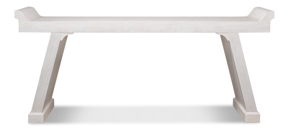 American Home Furniture | Sarreid - Suspension Console Table Whitewash White