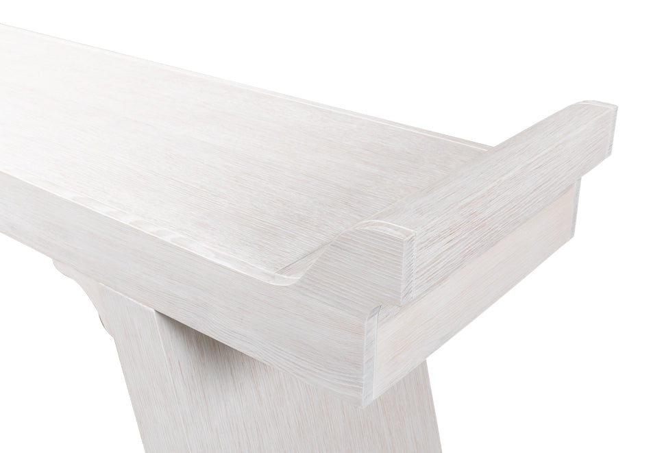 American Home Furniture | Sarreid - Suspension Console Table Whitewash White