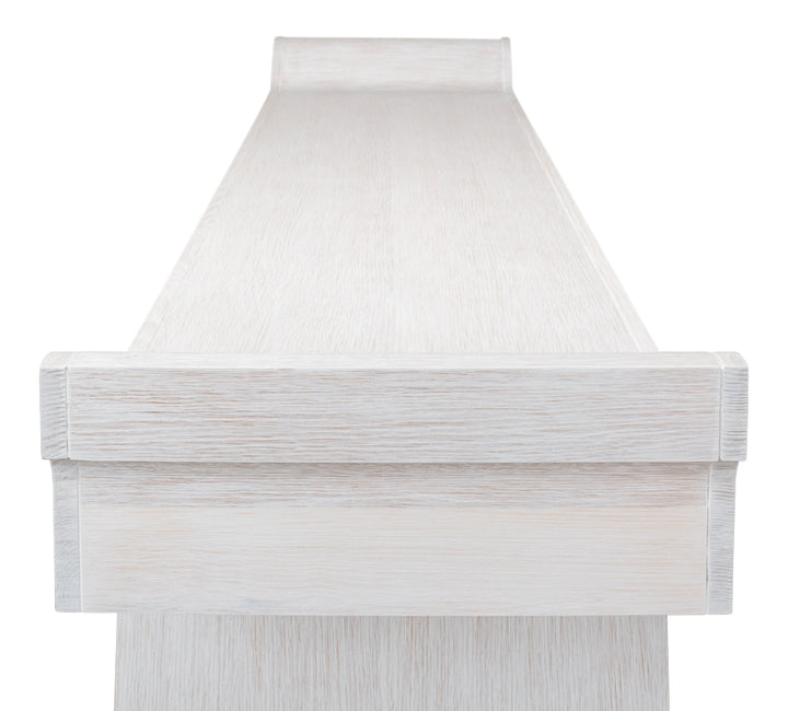 American Home Furniture | Sarreid - Suspension Console Table Whitewash White